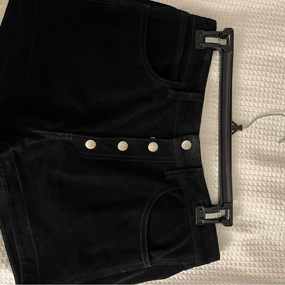 Rag and bone suede black shorts